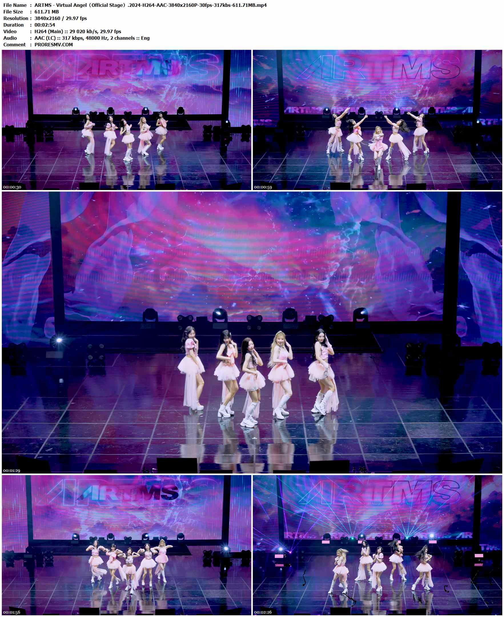 ARTMS - Virtual Angel（Official Stage）.2024-H264-AAC-3840x2160P-30fps-317kbs-611.71MB官方MV_高清MV
